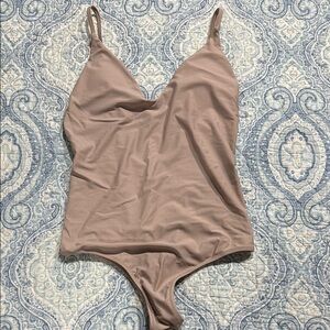 Aerie Women's One Piece Swimsuit in Taupe